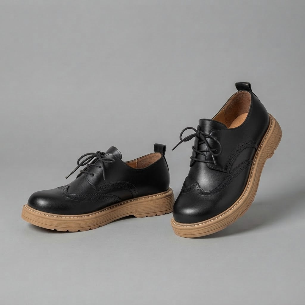 Dakota | Scarpe stringate stile Oxford da donna – Modello rétro