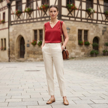 Blusa con scollo a V | Bluse eleganti da donna