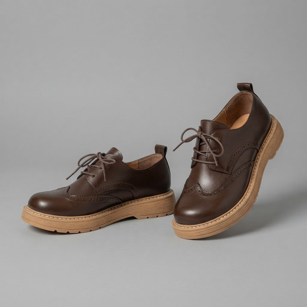 Dakota | Scarpe stringate stile Oxford da donna – Modello rétro