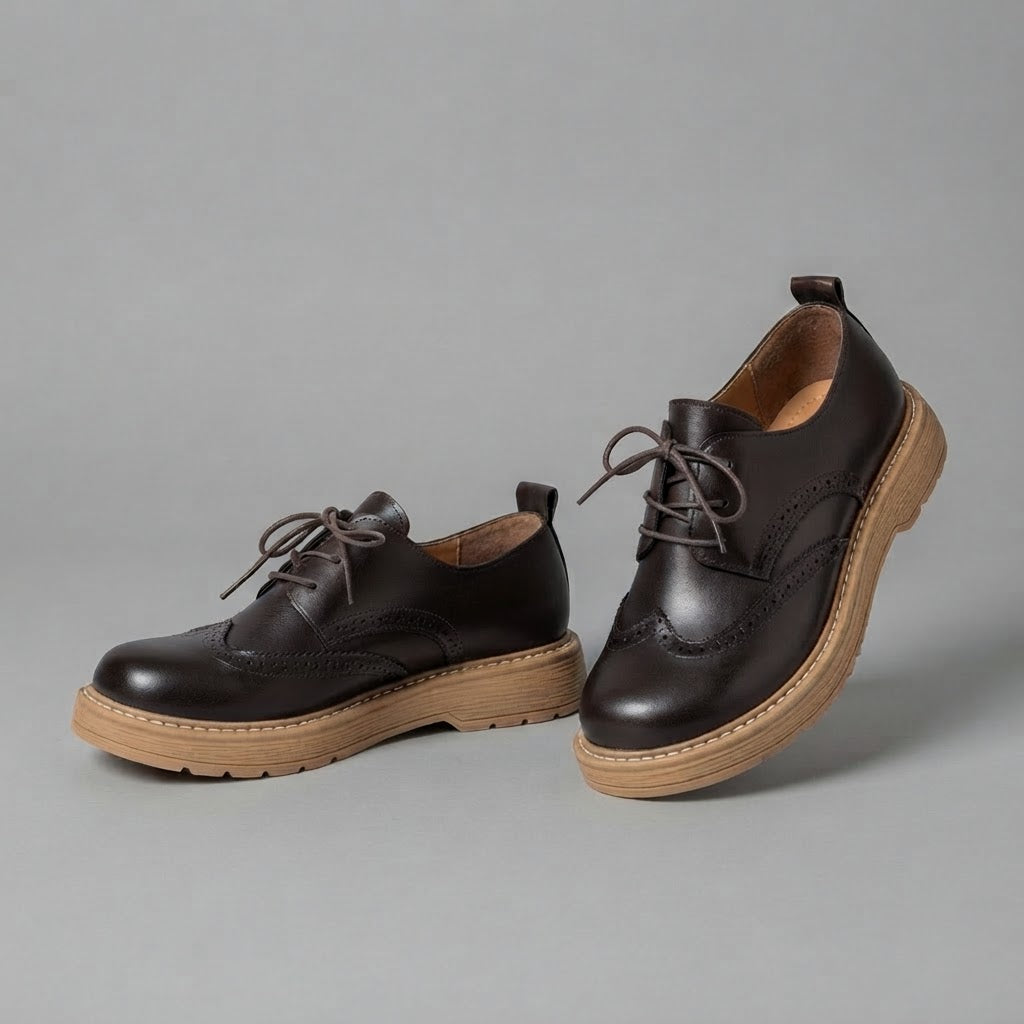 Dakota | Scarpe stringate stile Oxford da donna – Modello rétro