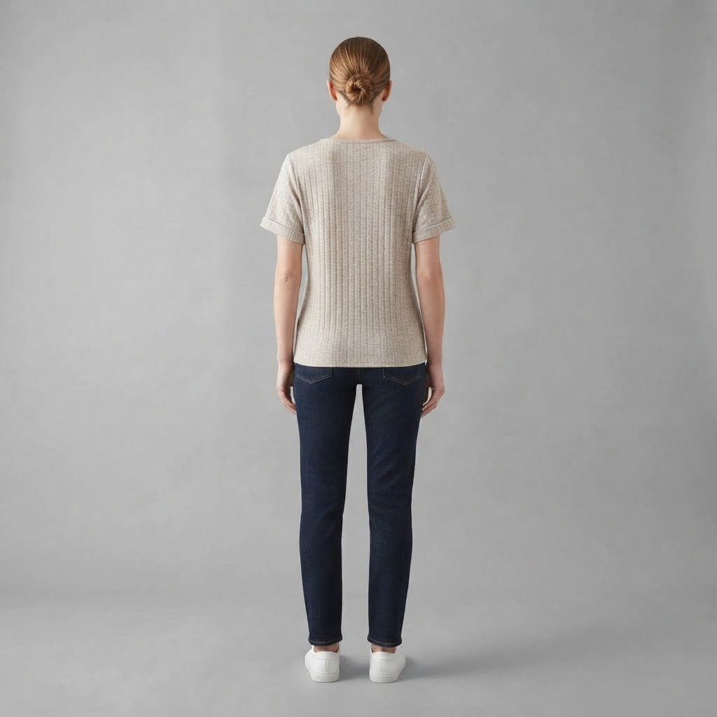 Top in maglia da donna | Maglia casual a strati