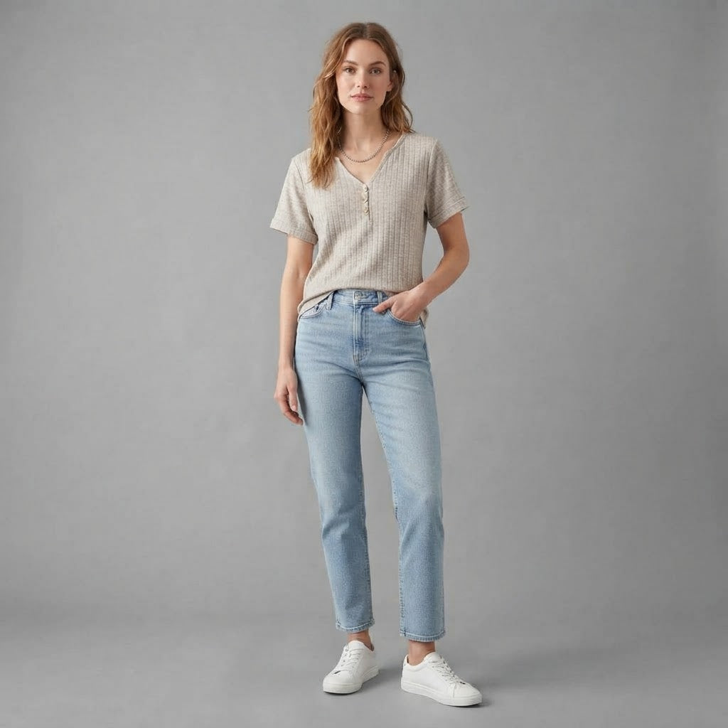 Top in maglia da donna | Maglia casual a strati