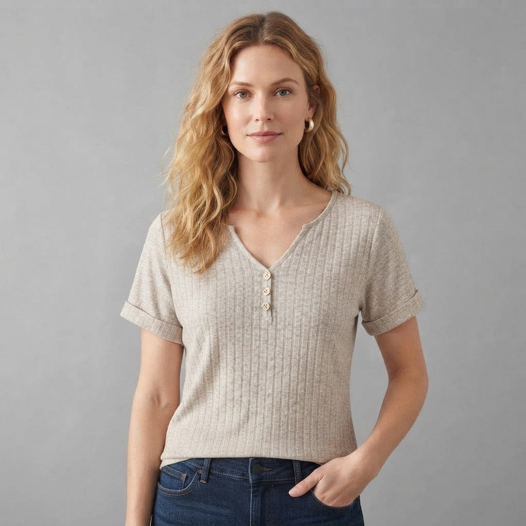 Top in maglia da donna | Maglia casual a strati