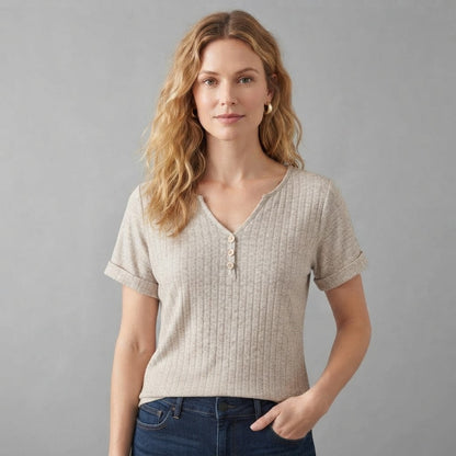 Top in maglia da donna | Maglia casual a strati