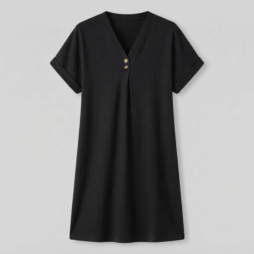 Abito elegante da donna con scollo a V