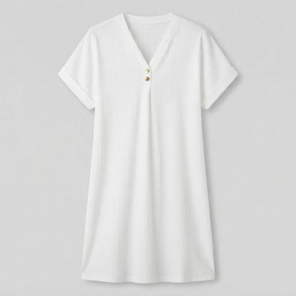 Abito elegante da donna con scollo a V