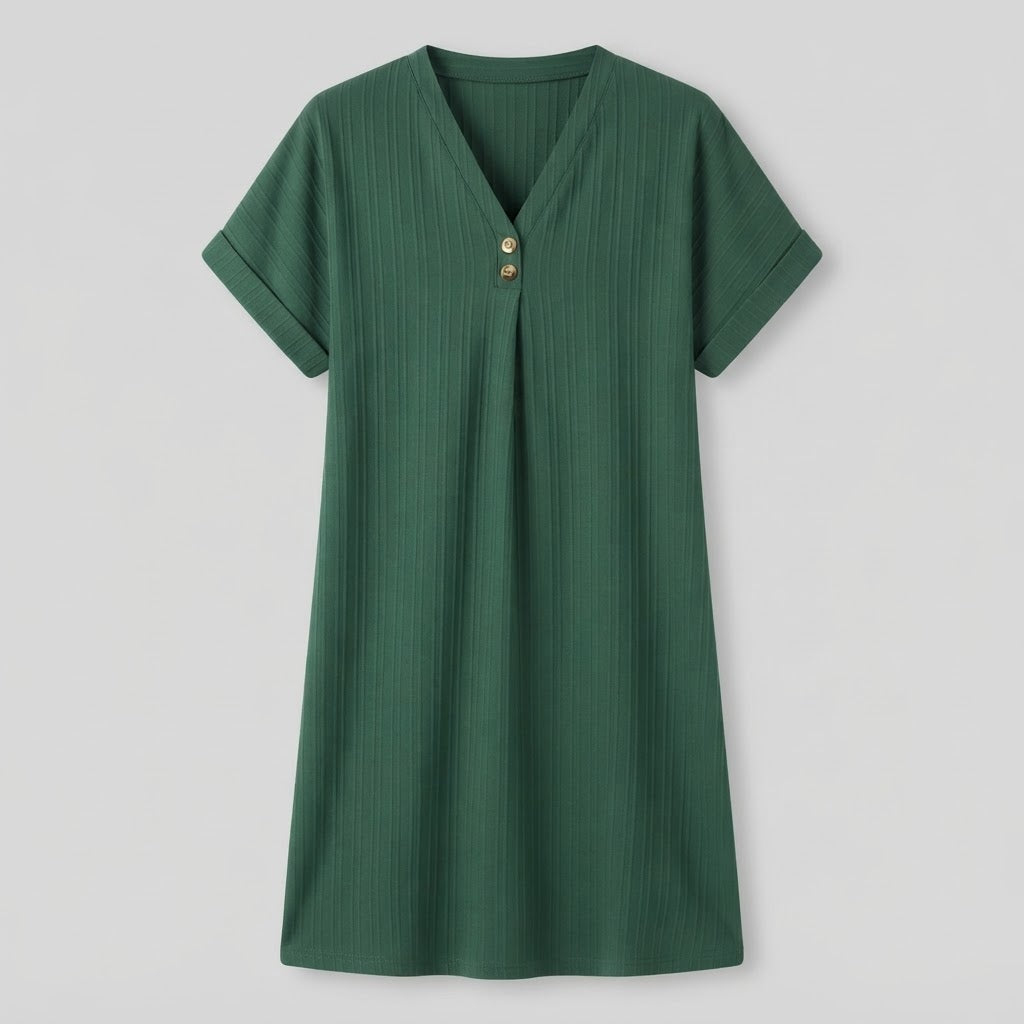 Abito elegante da donna con scollo a V
