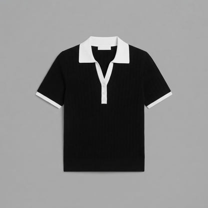 Polo in maglia | Top casual da donna