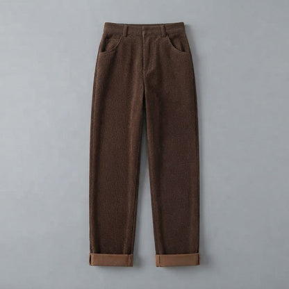 Pantaloni da donna a vita alta | Pantaloni dalla vestibilità comoda