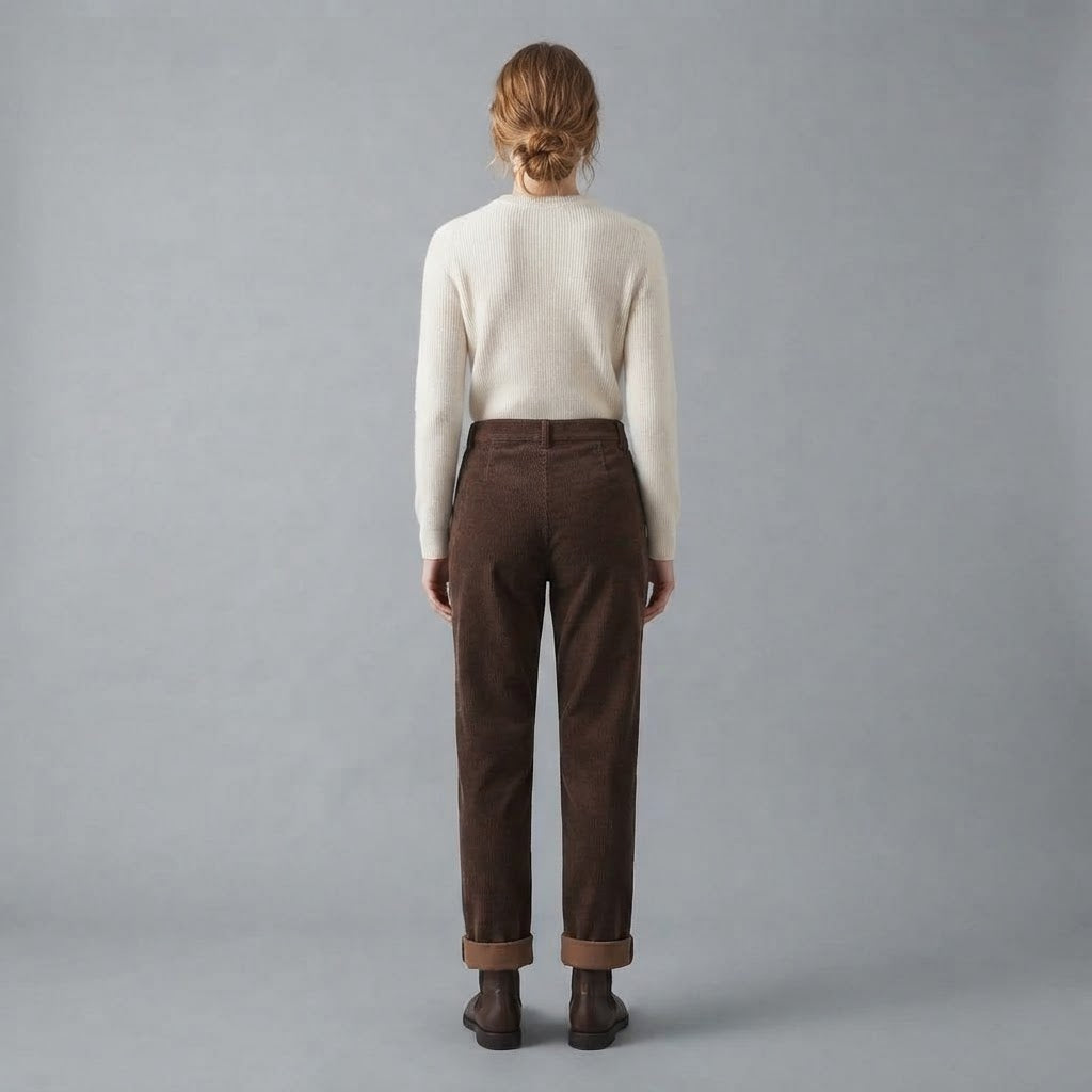 Pantaloni da donna a vita alta | Pantaloni dalla vestibilità comoda