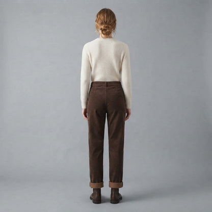 Pantaloni da donna a vita alta | Pantaloni dalla vestibilità comoda