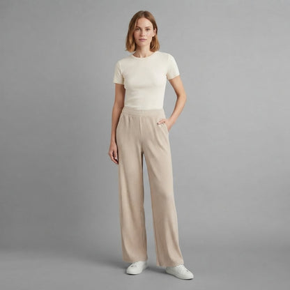 Pantaloni palazzo a vita alta | Pantaloni da donna