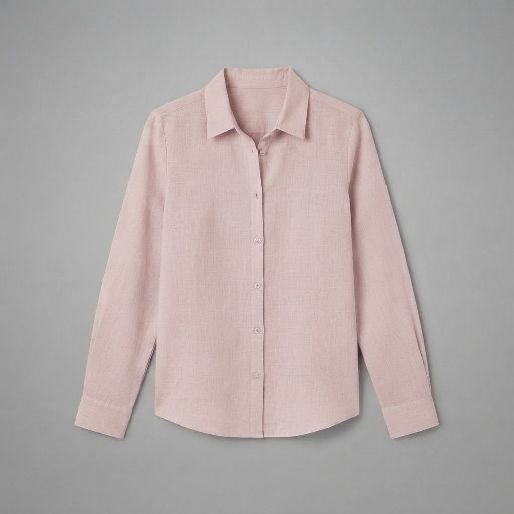 Camicia classica con bottoni da donna