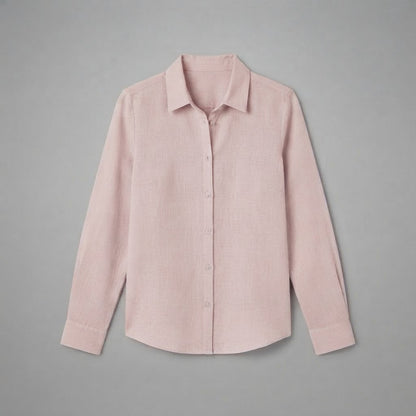 Camicia classica con bottoni da donna
