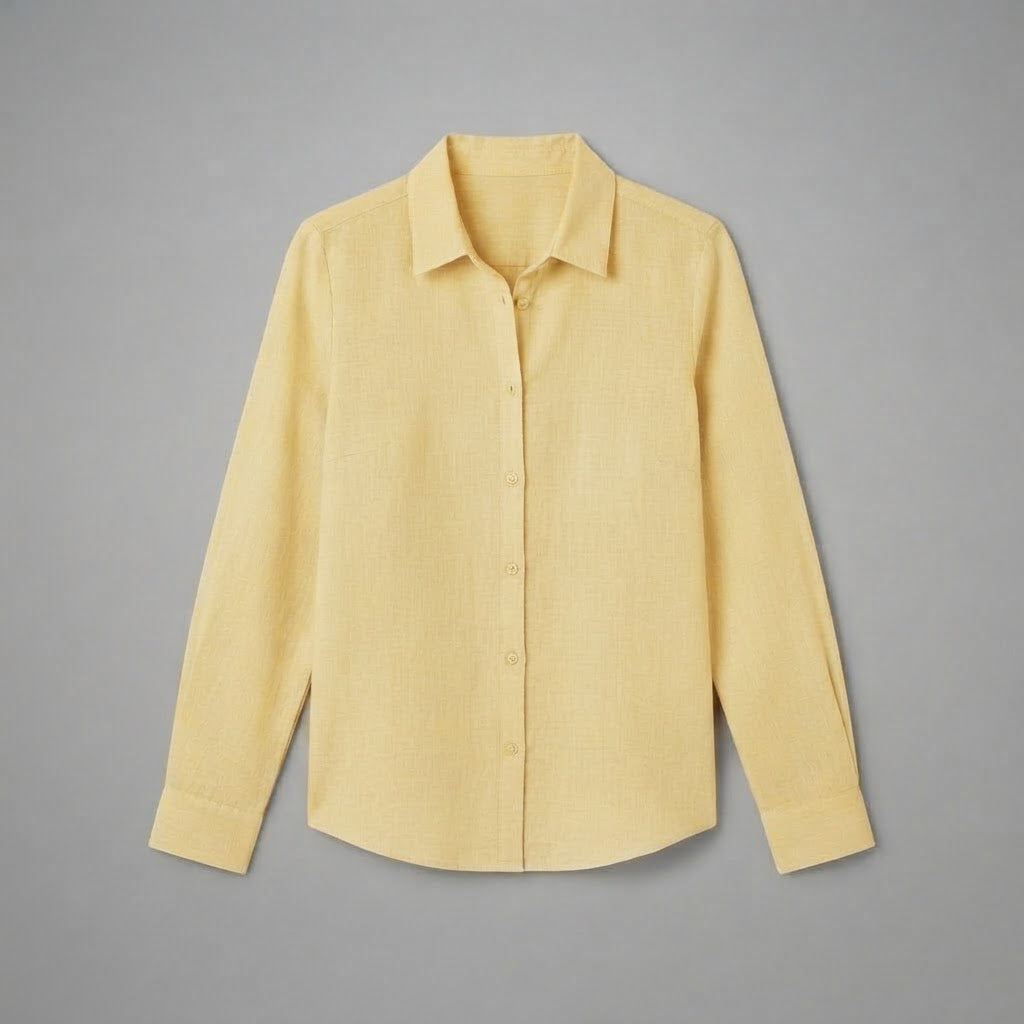 Camicia classica con bottoni da donna